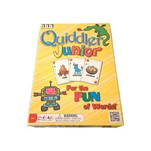 Quiddler Junior For The FUN Of Words Hard To Find Card Game For Kids